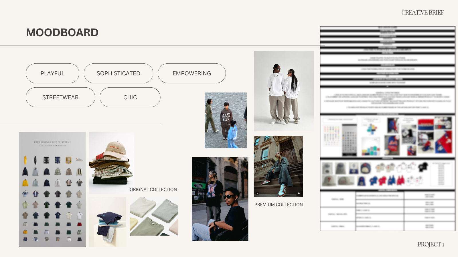 Creative deck, moodboard