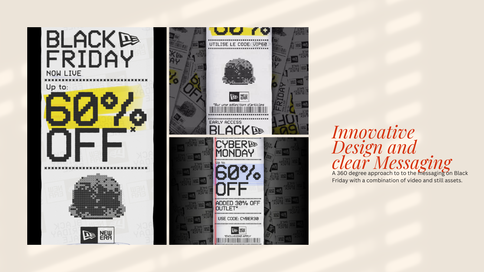 New Era Cap Black Friday email campaign creative